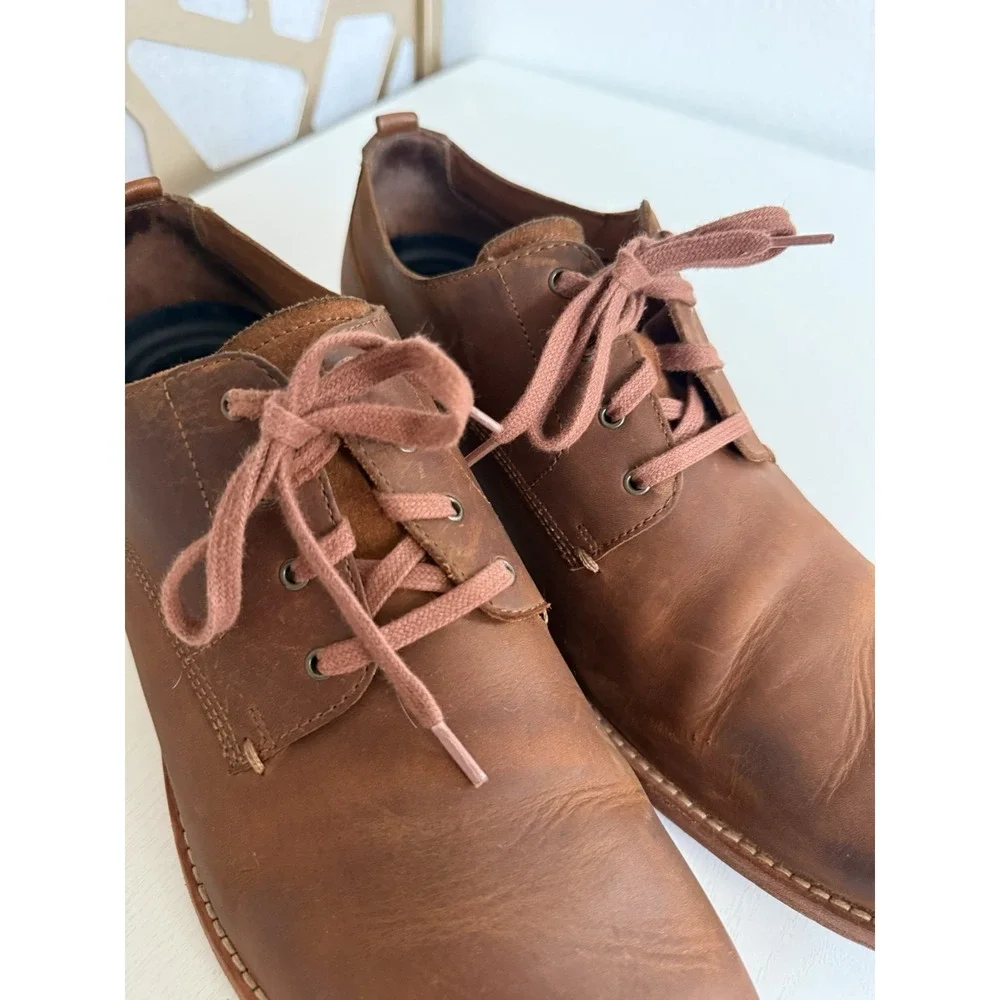 Cole Haan Feathercraft Grand Blucher Mens Shoes 11.5 Brown Leather Oxford C29703
